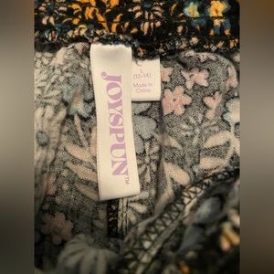 Hardly worn stretchy cotton pants - floral
